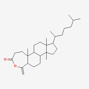 5a,7a,10a-Trimethyl-8-(6-methylheptan-2-yl)-1-methylidenehexadecahydro-3h-cyclopenta[5,6]naphtho[2,1-c]oxepin-3-one