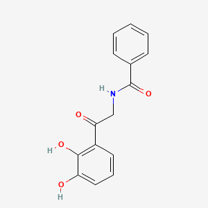 N-[2-(2,3-Dihydroxyphenyl)-2-oxoethyl]benzamide