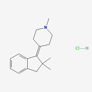 4-(2,2-Dimethyl-1-indanylidene)-1-methylpiperidine hydrochloride