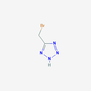 molecular formula C2H3BrN4 B1469473 5-(Bromomethyl)-2H-1,2,3,4-tetrazole CAS No. 167998-60-9