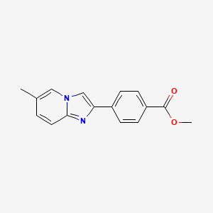 B1469475 Methyl 4-(6-methylimidazo[1,2-a]pyridin-2-yl)benzoate CAS No. 1318678-36-2
