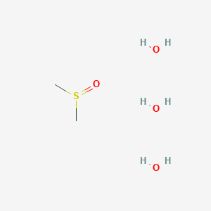 molecular formula C2H12O4S B14695167 Di-methylsulfoxide trihydrate CAS No. 35387-50-9