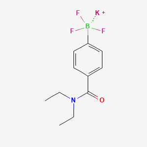 B1469526 Potassium [4-(diethylamine-1-carbonyl)phenyl]trifluoroborate CAS No. 1983205-53-3