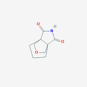 molecular formula C9H11NO3 B14695272 3-Oxa-7-azatricyclo[3.3.3.01,5]undecane-6,8-dione CAS No. 24362-77-4