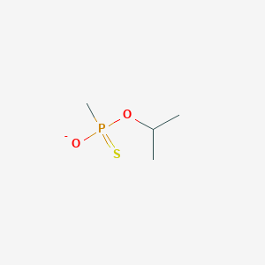 molecular formula C4H10O2PS- B14695300 O-Propan-2-yl methylphosphonothioate CAS No. 26547-89-7