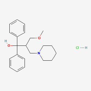 alpha,alpha-Diphenyl-beta-(methoxymethyl)-1-piperidinepropanol hydrochloride