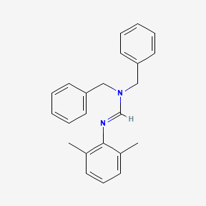 N,N-Dibenzyl-N'-(2,6-dimethylphenyl)methanimidamide