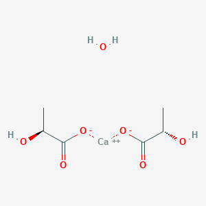 molecular formula C6H12CaO7 B1469535 Calcium L-lactate hydrate CAS No. 949014-28-2