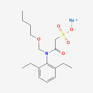 molecular formula C17H26NNaO5S B1469542 Butachlor ESA sodium salt CAS No. 1173022-75-7