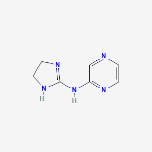 N-(4,5-dihydro-1H-imidazol-2-yl)pyrazin-2-amine