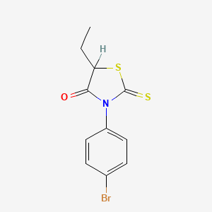 3-(p-Bromophenyl)-5-ethylrhodanine