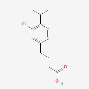 Benzenebutanoic acid, 3-chloro-4-(1-methylethyl)-