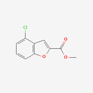 B1469565 Methyl 4-chloro-1-benzofuran-2-carboxylate CAS No. 1407521-97-4