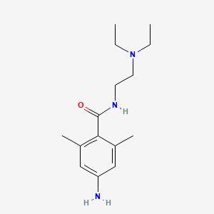 Benzamide, 4-amino-N-(2-(diethylamino)ethyl)-2,6-dimethyl-