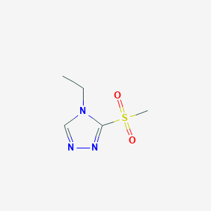 4-Ethyl-3-(methylsulfonyl)-4H-1,2,4-triazole