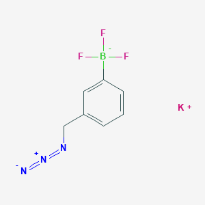 molecular formula C7H6BF3KN3 B1469577 3-(叠氮甲基)苯基三氟硼酸钾 CAS No. 898544-49-5