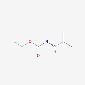 Ethyl (2-methylprop-2-en-1-ylidene)carbamate