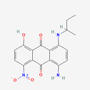 9,10-Anthracenedione, 1-amino-5-hydroxy-4-[(1-methylpropyl)amino]-8-nitro-