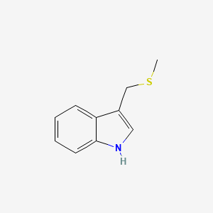 3-[(Methylsulfanyl)methyl]-1H-indole