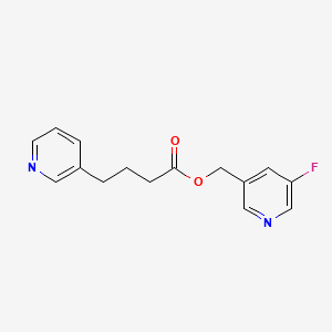 3-Pyridinebutanoic acid, (5-fluoro-3-pyridinyl)methyl ester