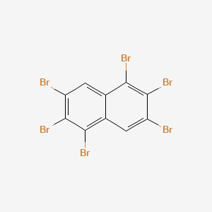 1,2,3,5,6,7-Hexabromonaphthalene