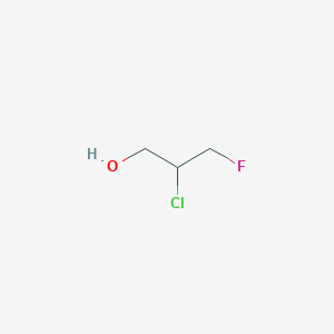 molecular formula C3H6ClFO B14696002 2-Chloro-3-fluoropropan-1-ol CAS No. 26438-87-9