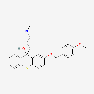 2-(4-Methoxybenzyloxy)-9-(3-dimethylaminopropyl)thioxanthene-9-ol