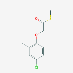 molecular formula C10H11ClO2S B14696008 S-Methyl (4-chloro-2-methylphenoxy)ethanethioate CAS No. 25319-89-5