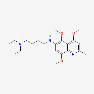 6-((4-(Diethylamino)-1-methylbutyl)amino)-2-methyl-4,5,8-trimethoxyquinoline