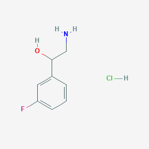B1469609 2-Amino-1-(3-fluorophenyl)ethanol hydrochloride CAS No. 849928-39-8