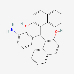 1,1'-[(3-Aminophenyl)methylene]di(naphthalen-2-ol)