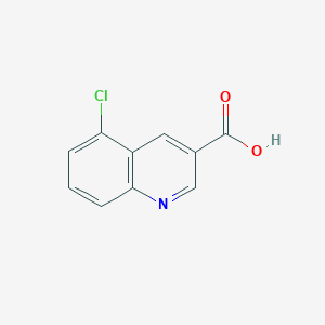 molecular formula C10H6ClNO2 B1469622 5-氯喹啉-3-羧酸 CAS No. 1416439-55-8