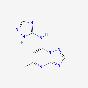 5-methyl-N-(1H-1,2,4-triazol-5-yl)-[1,2,4]triazolo[1,5-a]pyrimidin-7-amine