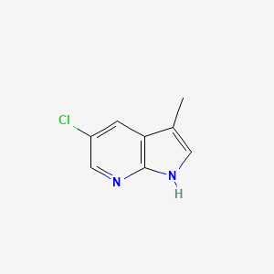B1469623 5-Chloro-3-methyl-1H-pyrrolo[2,3-B]pyridine CAS No. 1256803-09-4