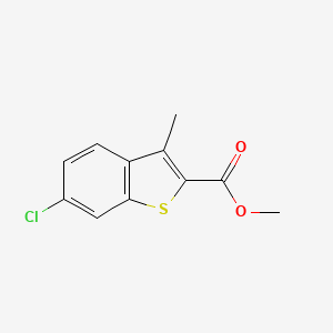 B1469624 Methyl 6-chloro-3-methylbenzo[B]thiophene-2-carboxylate CAS No. 1415968-74-9