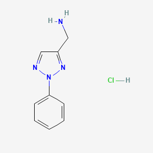B1469627 (2-Phenyl-2H-1,2,3-Triazol-4-Yl)Methanamine Hydrochloride CAS No. 1365836-73-2