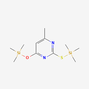 4-Methyl-6-trimethylsilyloxy-2-trimethylsilylsulfanyl-pyrimidine