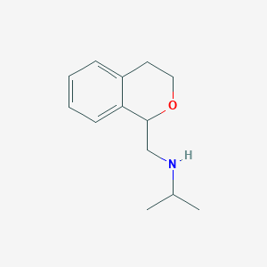 N-(3,4-dihydro-1H-isochromen-1-ylmethyl)propan-2-amine