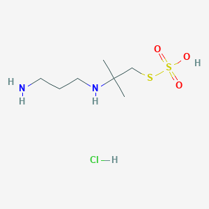 S-(2-((3-Aminopropyl)amino)-2-methyl) hydrogen thiosulfate hydrochloride