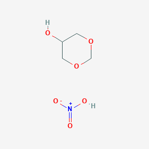 Nitric acid--1,3-dioxan-5-ol (1/1)