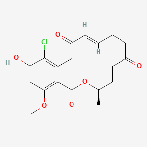 molecular formula C19H21ClO6 B1469635 隐孢子菌素 A CAS No. 1402990-52-6