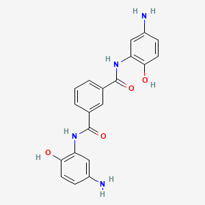 N~1~,N~3~-Bis(5-amino-2-hydroxyphenyl)benzene-1,3-dicarboxamide