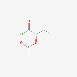 (2S)-1-Chloro-3-methyl-1-oxobutan-2-yl acetate