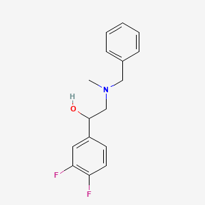 B1469642 2-(N-benzyl-N-methylamino)-1-(3,4-difluorophenyl)ethanol CAS No. 339001-19-3
