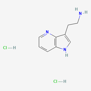 molecular formula C9H13Cl2N3 B1469644 2-(1H-吡咯并[3,2-b]吡啶-3-基)乙胺二盐酸盐 CAS No. 27311-25-7