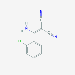 B1469645 2-[Amino-(2-chloro-phenyl)-methylene]-malononitrile CAS No. 1311280-34-8