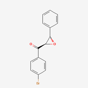 molecular formula C15H11BrO2 B14696517 4'-Bromochalcone oxide CAS No. 32157-71-4