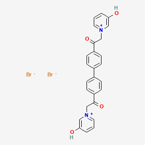 1,1'-(4,4'-Biphenylenebis(carbonylmethylene))bis(3-hydroxypyridinium bromide)