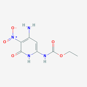 ethyl N-(4-amino-5-nitro-6-oxo-1H-pyridin-2-yl)carbamate