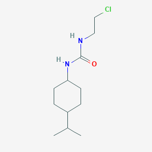 molecular formula C12H23ClN2O B14696565 1-(2-Chloroethyl)-3-[4-(propan-2-yl)cyclohexyl]urea CAS No. 33082-84-7